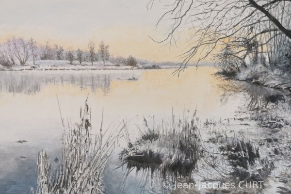 Etang et neige 