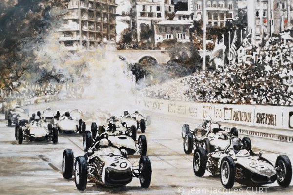 Monaco 1961 Stirling Moss n°20