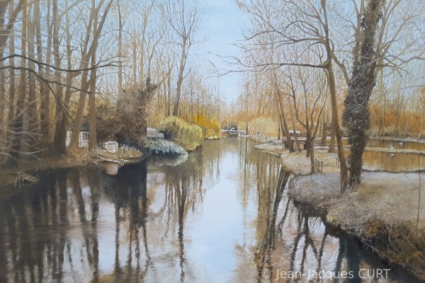 L'Essonne au pont d'Echarcon  