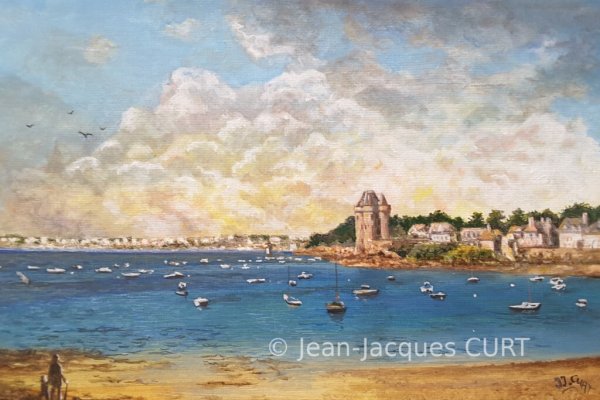 Saint-Malo tour Solidor (version peintre hollandais)
