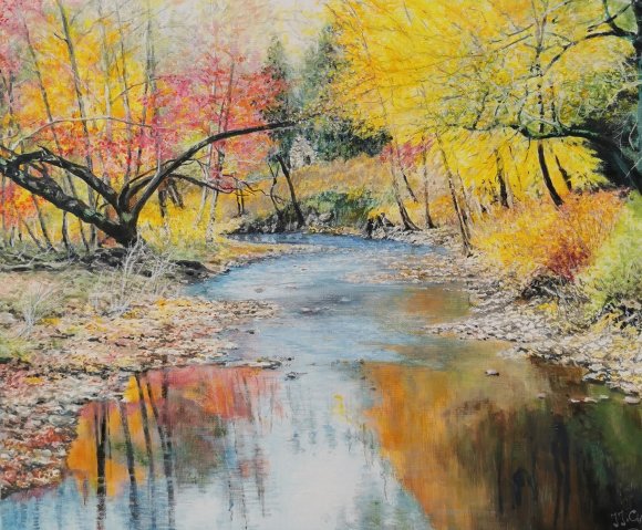 Une rivière en automne