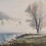 brouillard sur le lac  10p