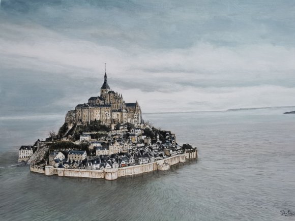 Grande marée au Mont Saint-Michel