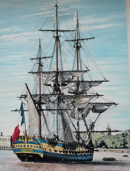 l'hermione débarque à bordeaux