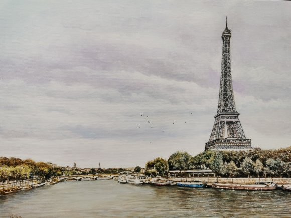 la péniche bleue