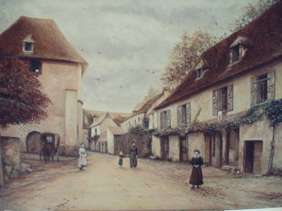 la robe blanche