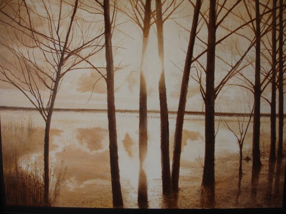 le rideau d'arbres
